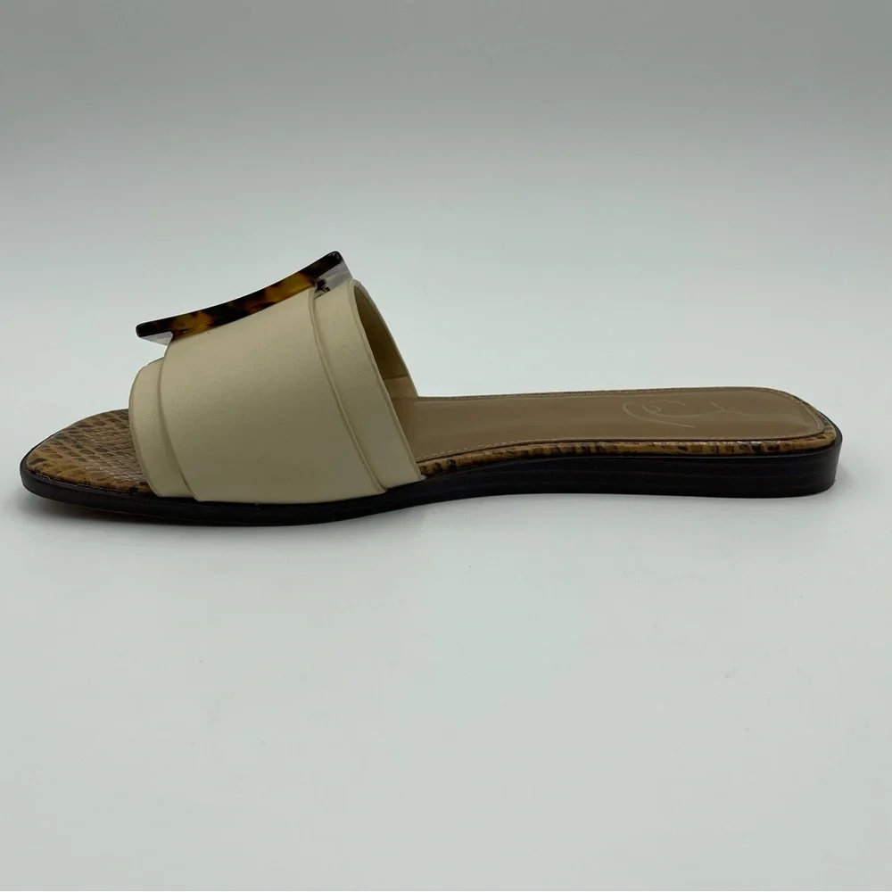 Sam Edelman Inez Slide-SZ 8M-Sand Leather Sandals- MSRP $120 - Picture 6 of 13